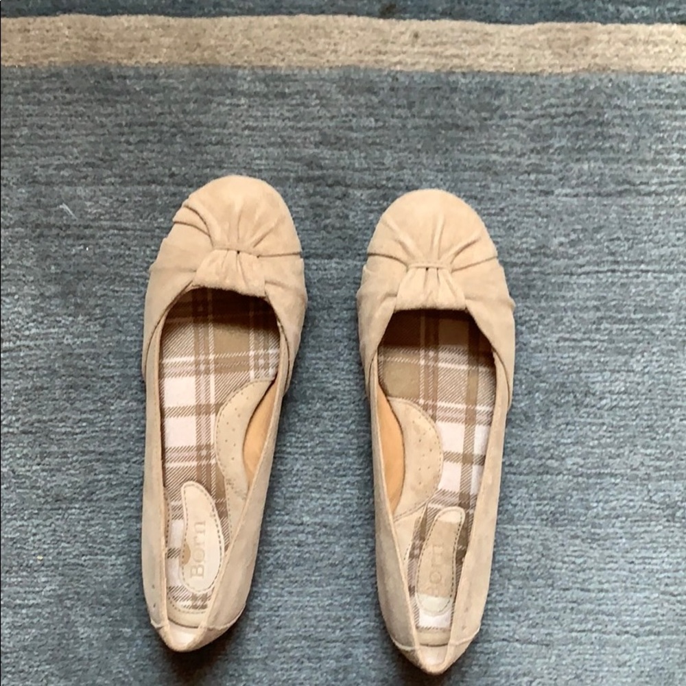 Suede flats